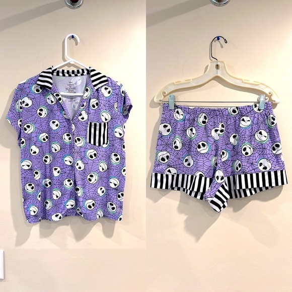 🔥Disney Purple Pajamas with Fun Print🔥 - Picture 1 of 10